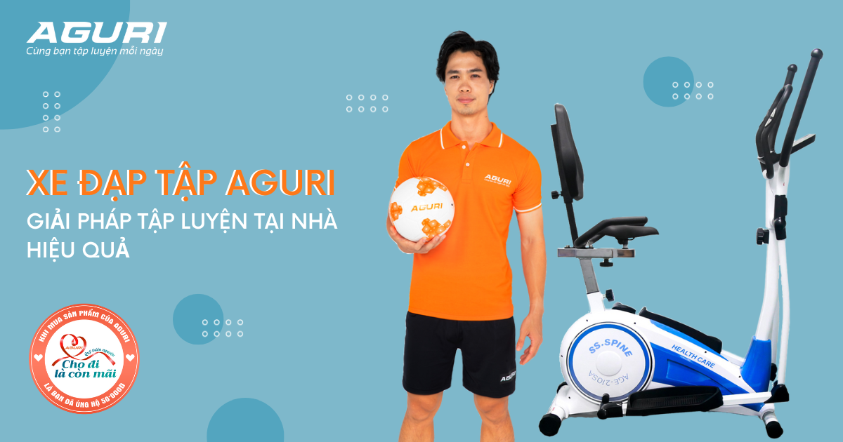 Xe đạp tập Aguri - Giải pháp tập luyện tại nhà hiệu quả